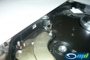 HDD water damage data recovery - oxidation and stains