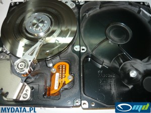 Platter damage Samsung HD160JJ