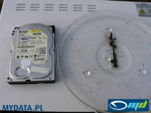 HDD taken off the microwave